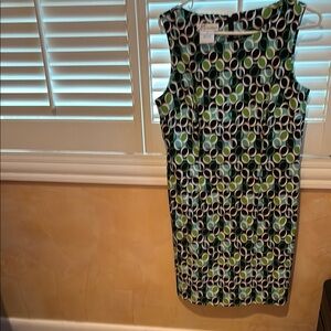 Patterned Sleeveless Dress